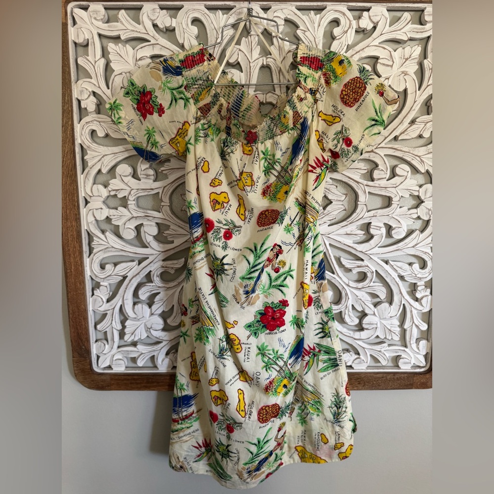 NWOT BLOGGERS FAVE J. Crew Off-Shoulder Floral Mini Dress - Picture 2 of 6